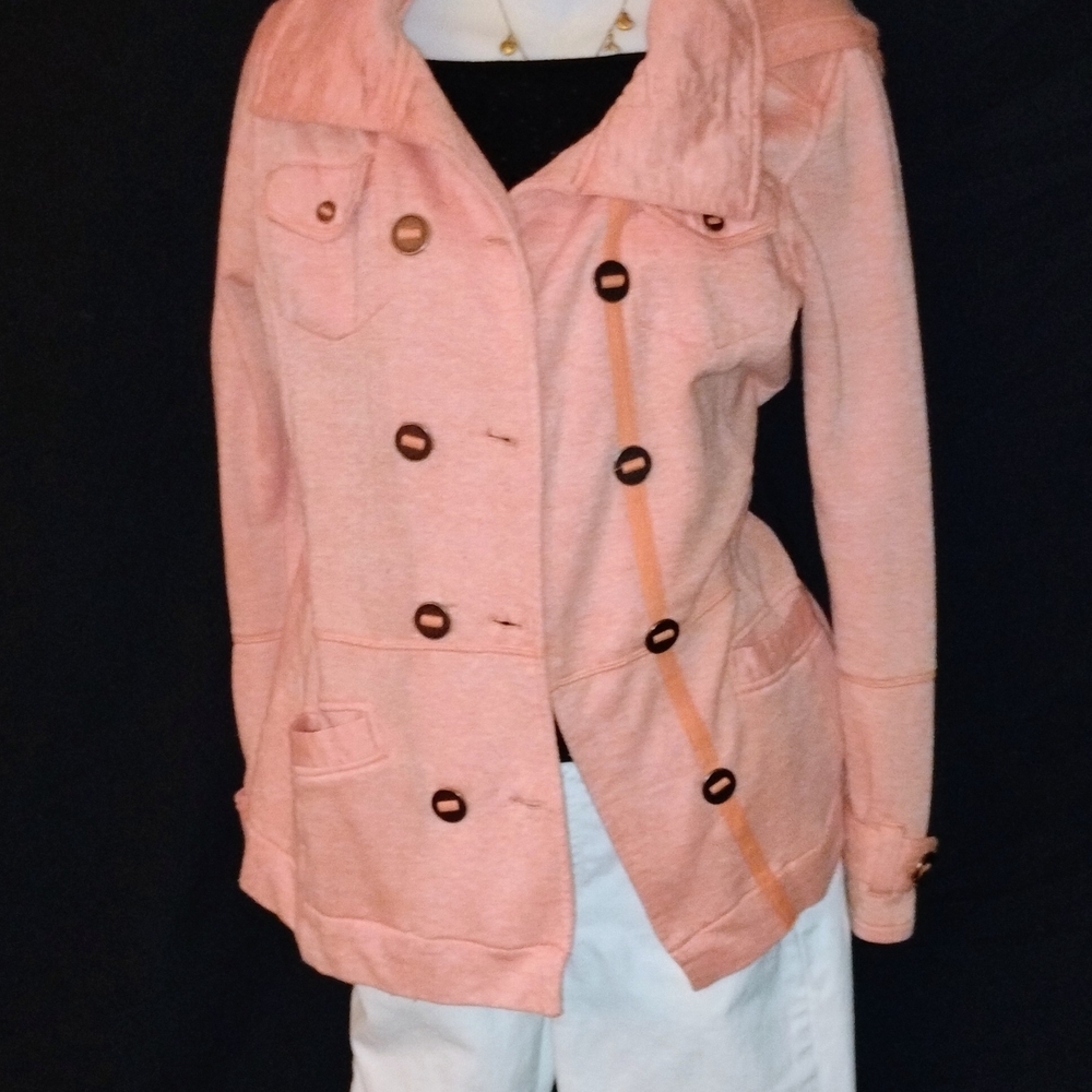 Hurley Coral Double-Breasted Jacket. Casual But Stylish.